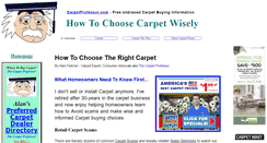 Desktop Screenshot of carpetsupersite.com